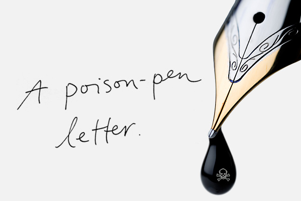A poison-pen letter